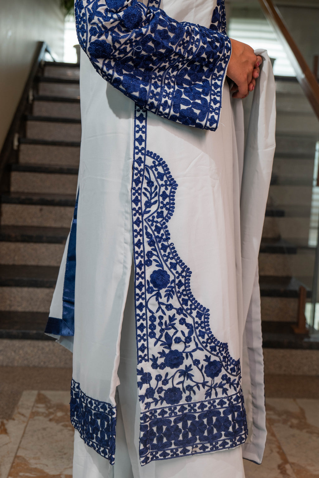 Fox Georgette Embroidered Salwar Suit with Micro Cotton Inner