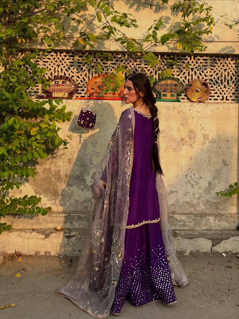 Exclusive 3-Piece Plazzo Set with Dupatta – Chinon Fabric with Sequence Embroidery