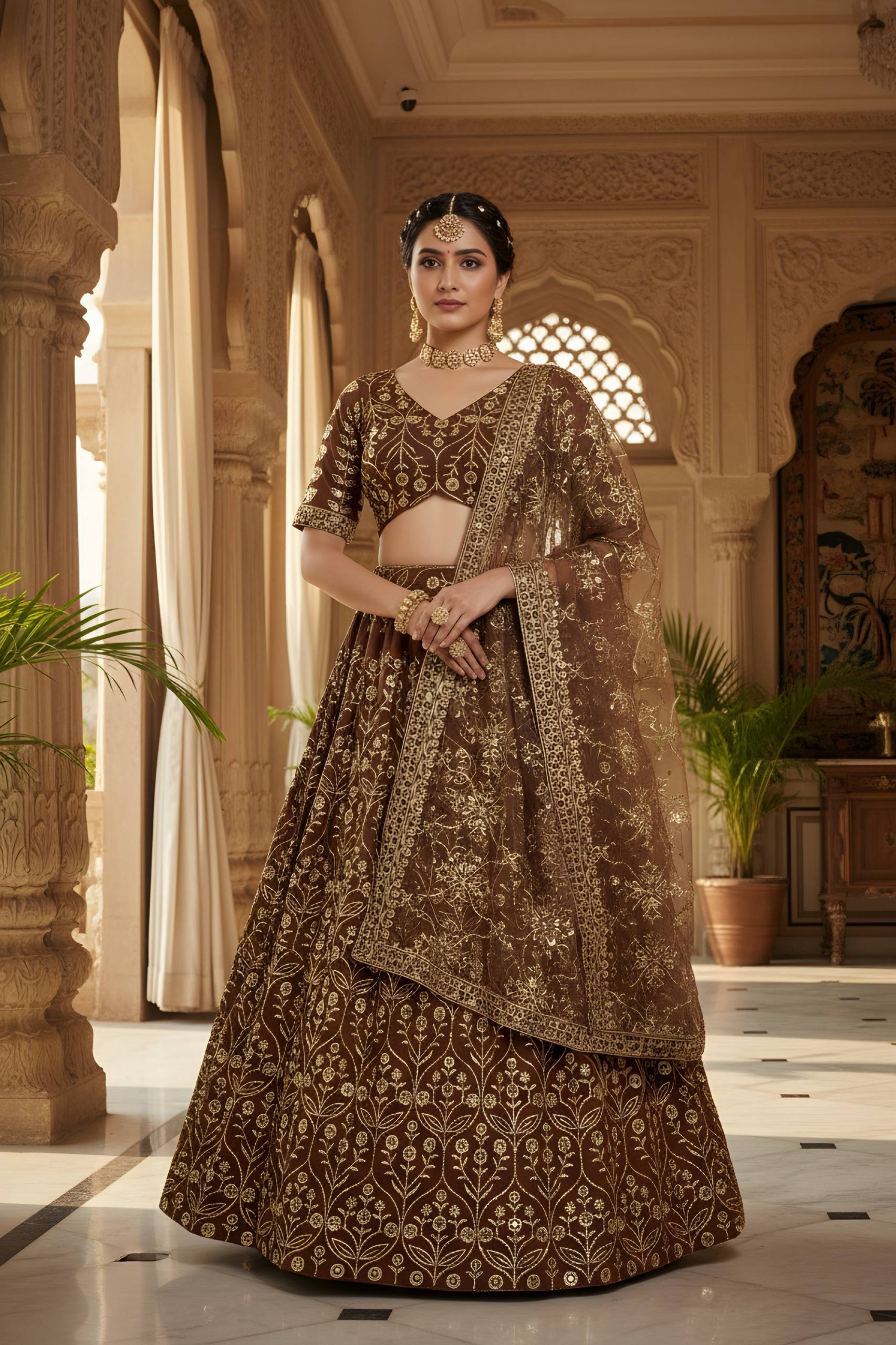 Beautiful Designer Wedding Wear Premium Bridal Lehenga