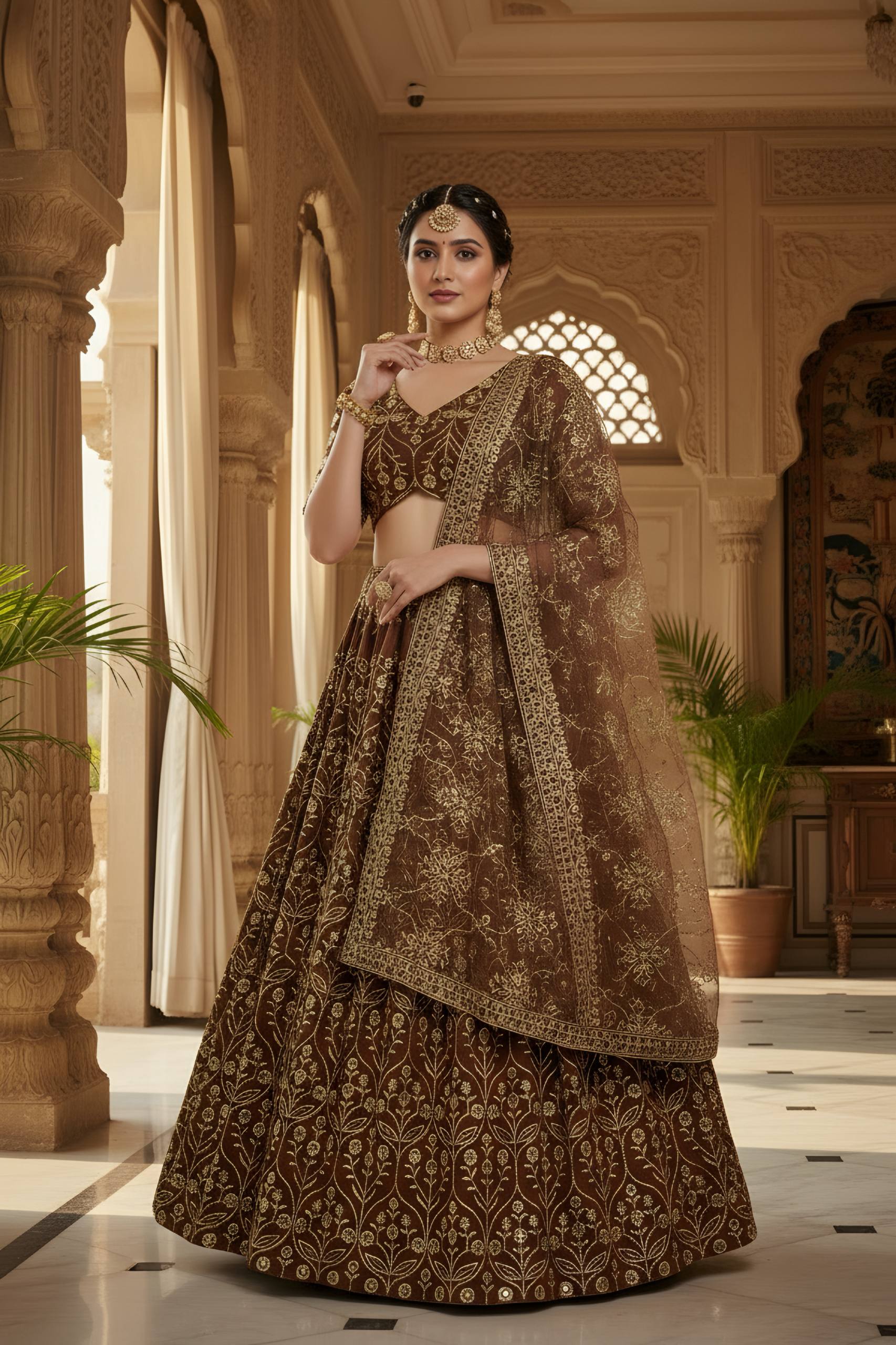 Beautiful Designer Wedding Wear Premium Bridal Lehenga