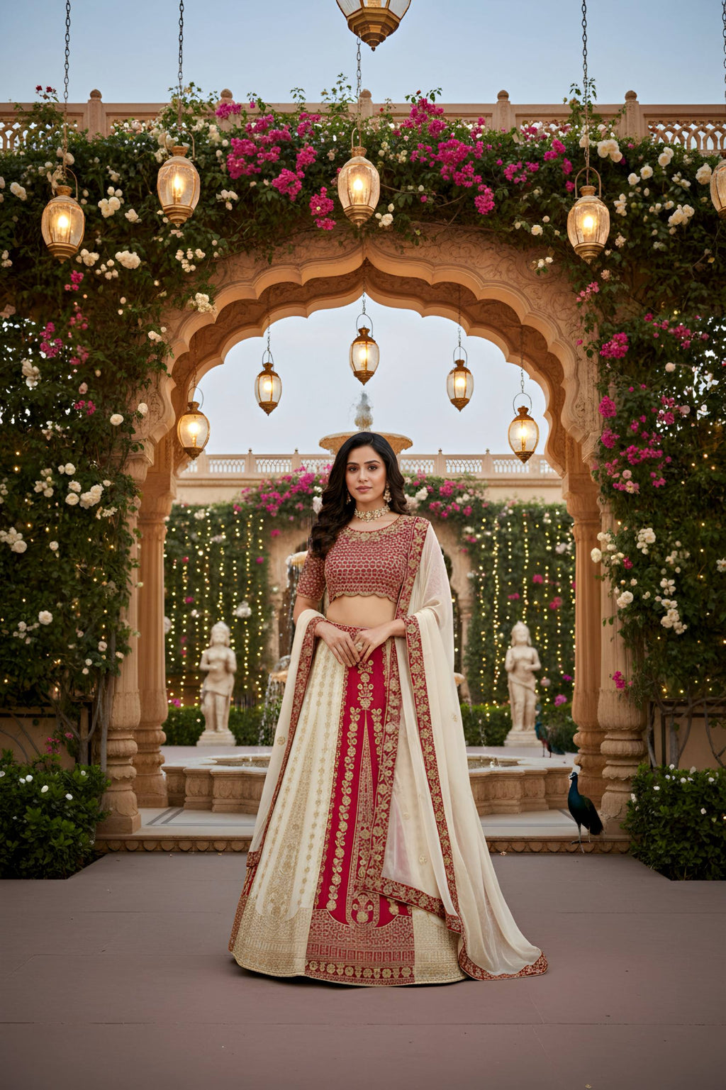 Beautiful Charming Georgette Sequence & Embroidery Work Lehenga Choli