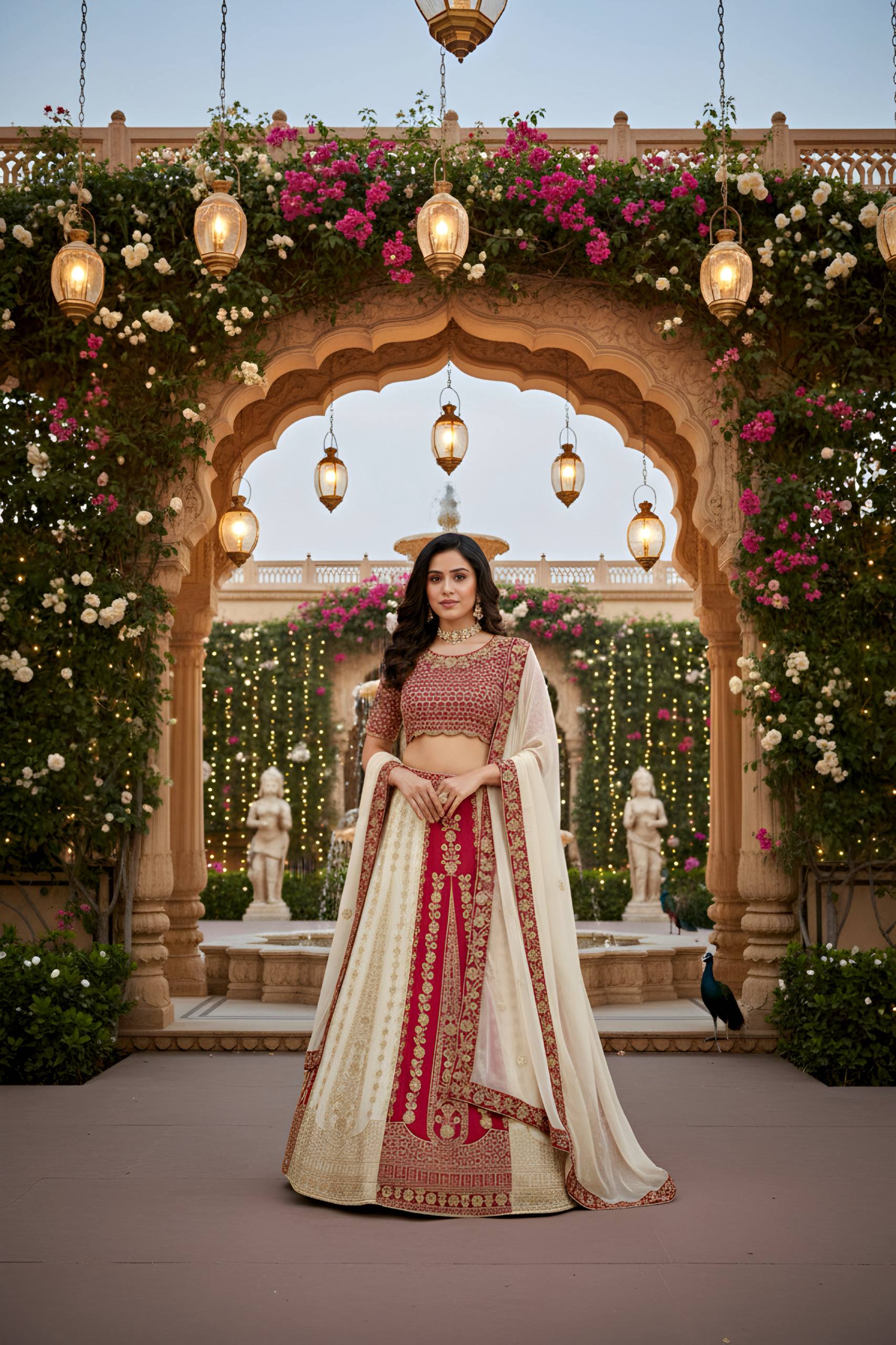 Beautiful Charming Georgette Sequence & Embroidery Work Lehenga Choli