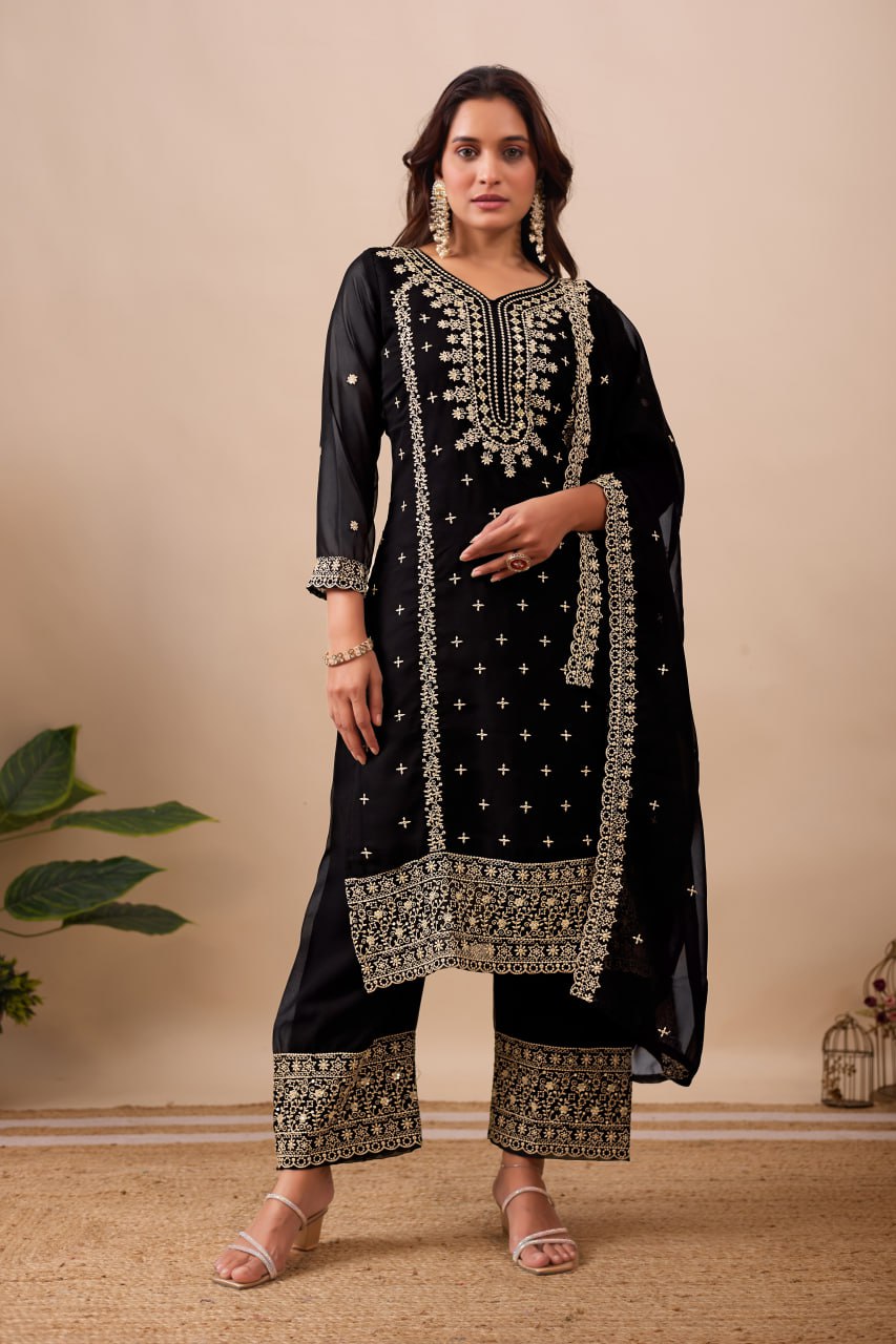 Designer Wedding Wear Premium Silk Salwar Suit