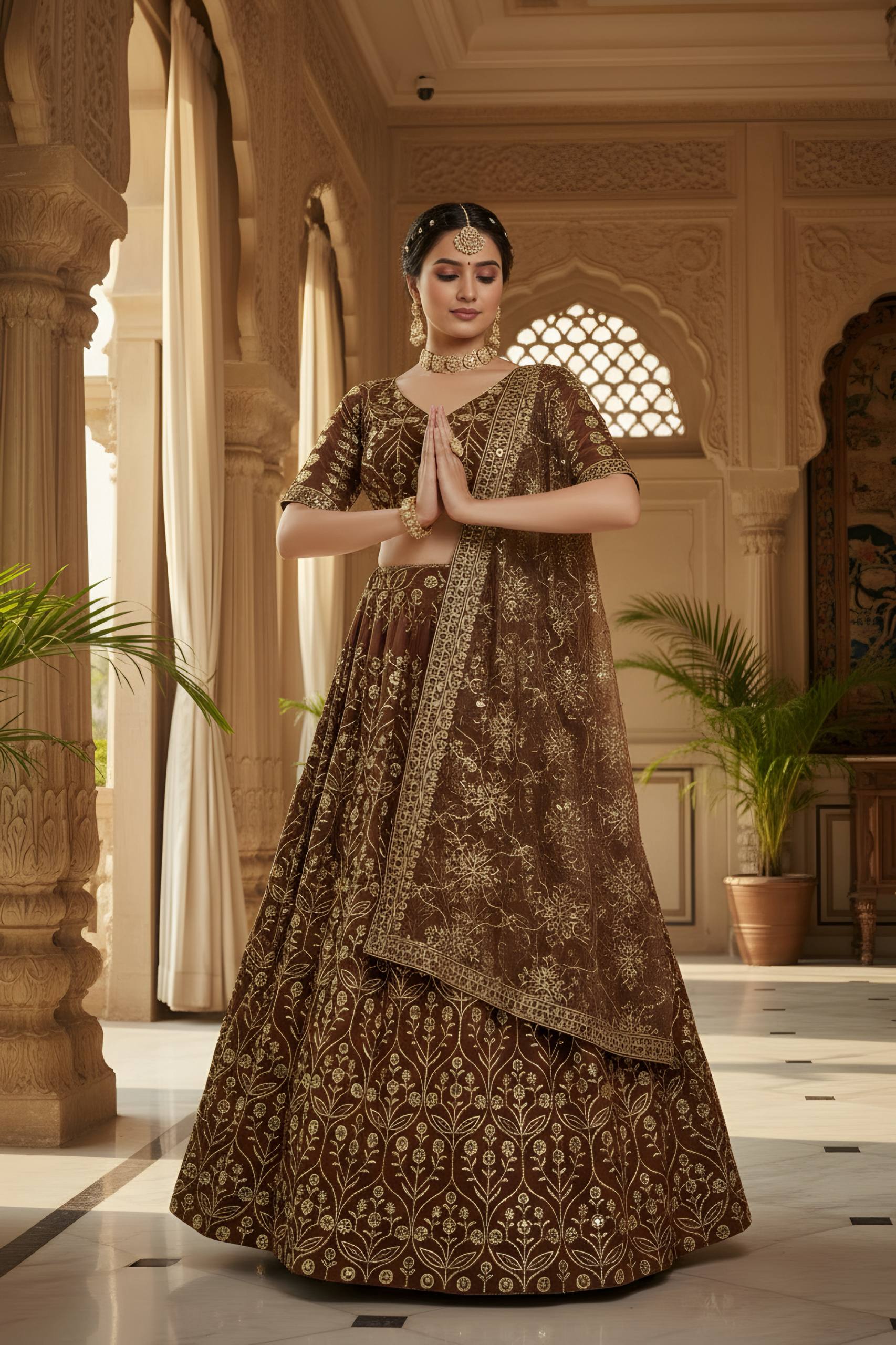 Beautiful Designer Wedding Wear Premium Bridal Lehenga
