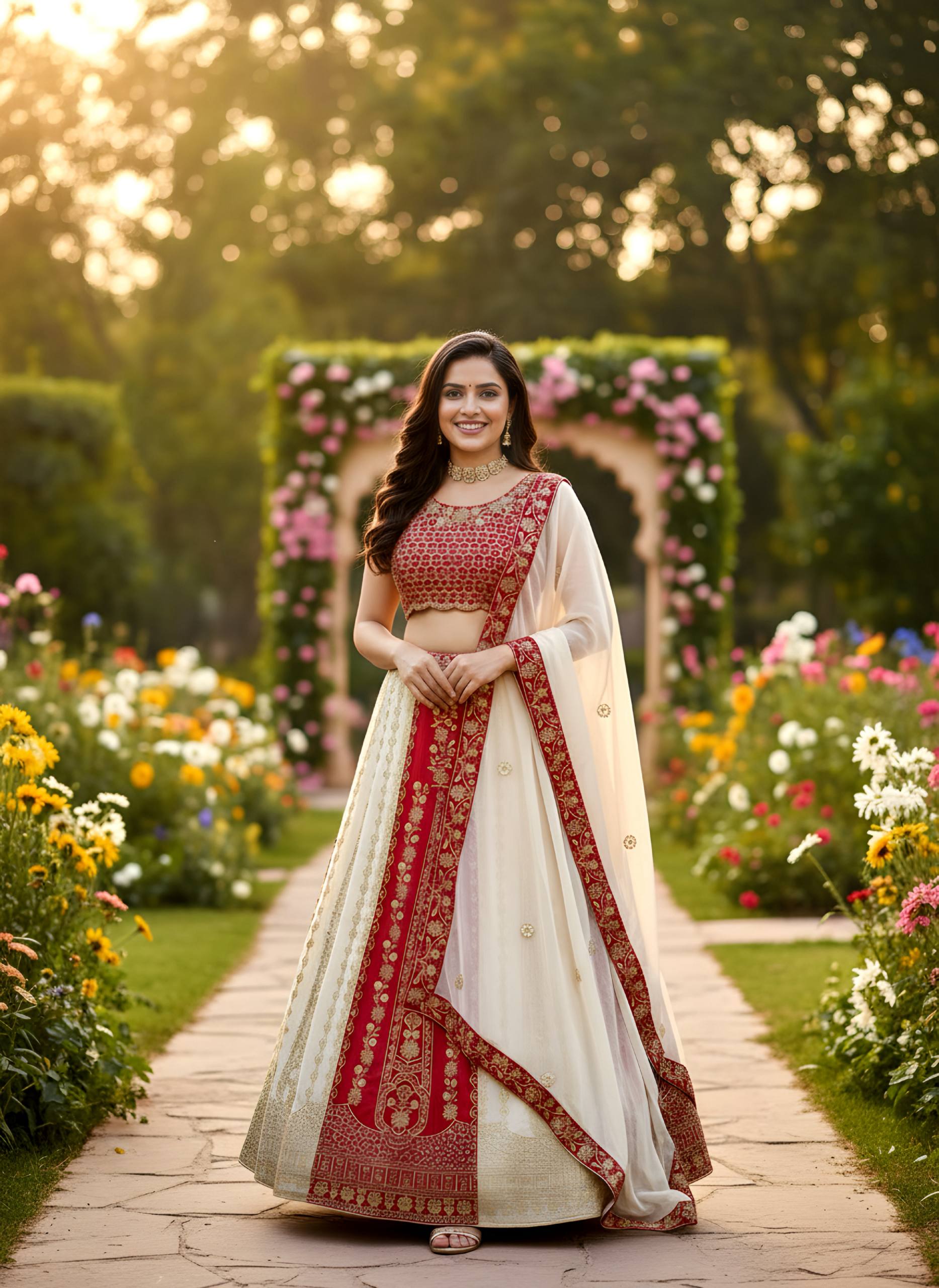 Beautiful Charming Georgette Sequence & Embroidery Work Lehenga Choli