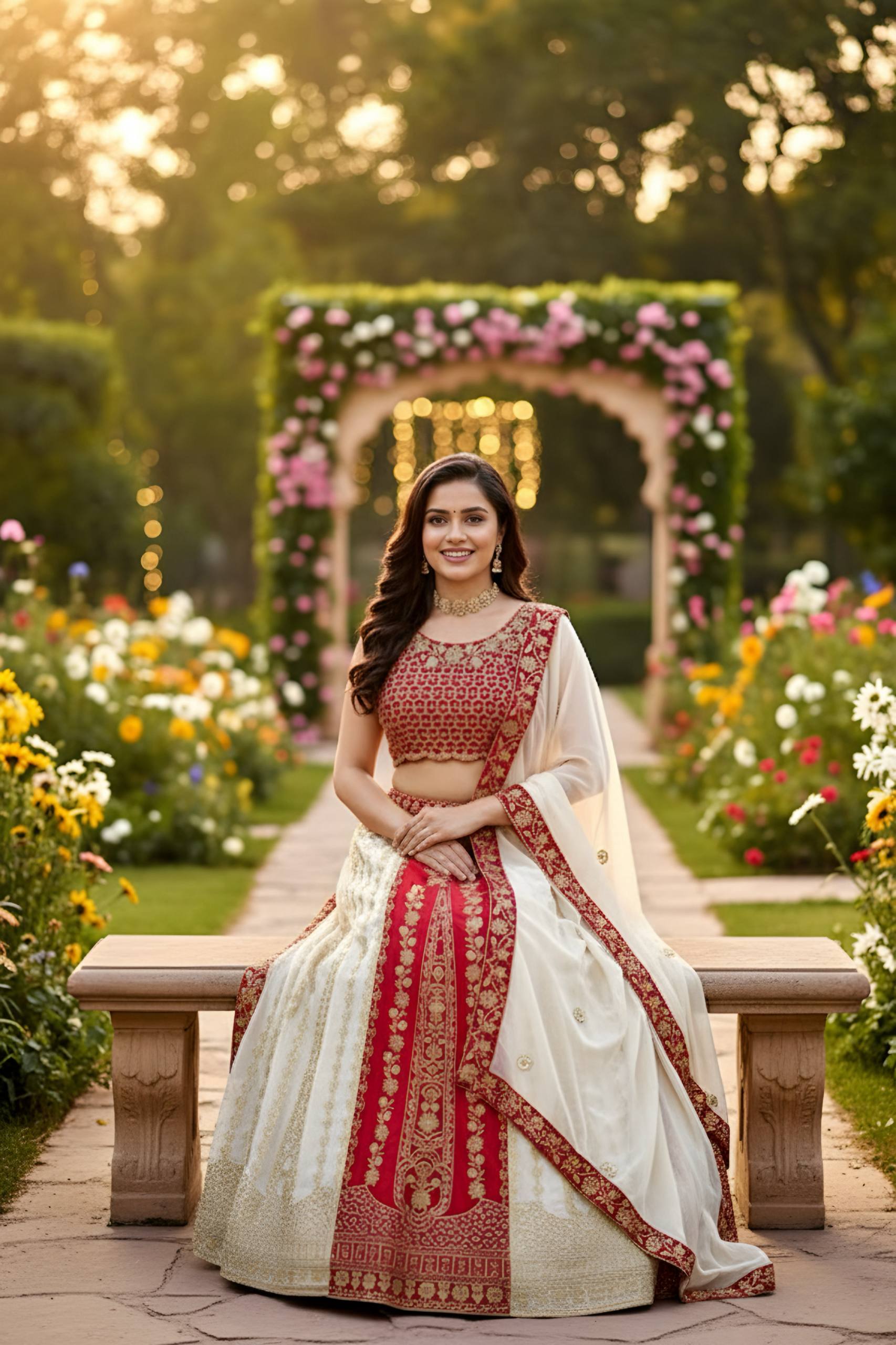 Beautiful Charming Georgette Sequence & Embroidery Work Lehenga Choli