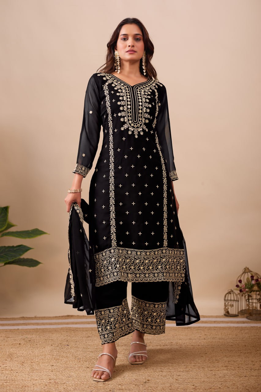 Designer Wedding Wear Premium Silk Salwar Suit