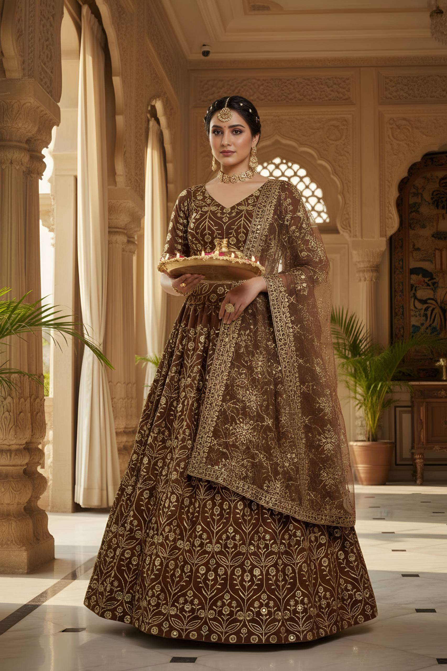 Beautiful Designer Wedding Wear Premium Bridal Lehenga