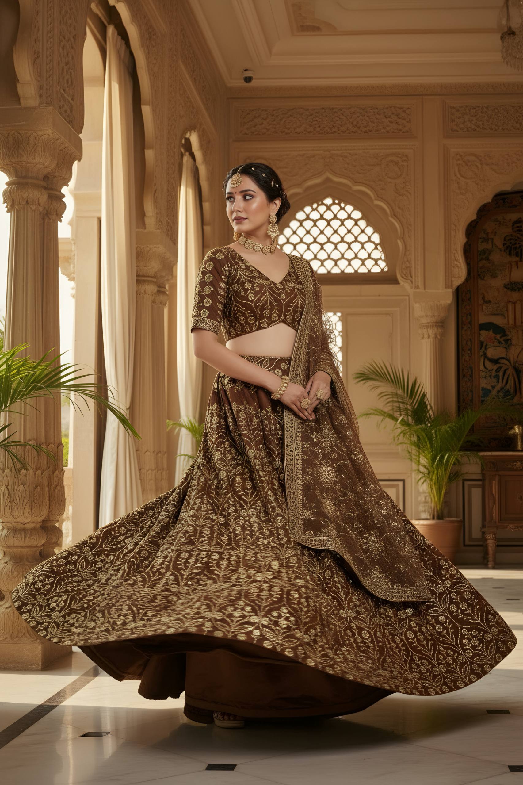 Beautiful Designer Wedding Wear Premium Bridal Lehenga