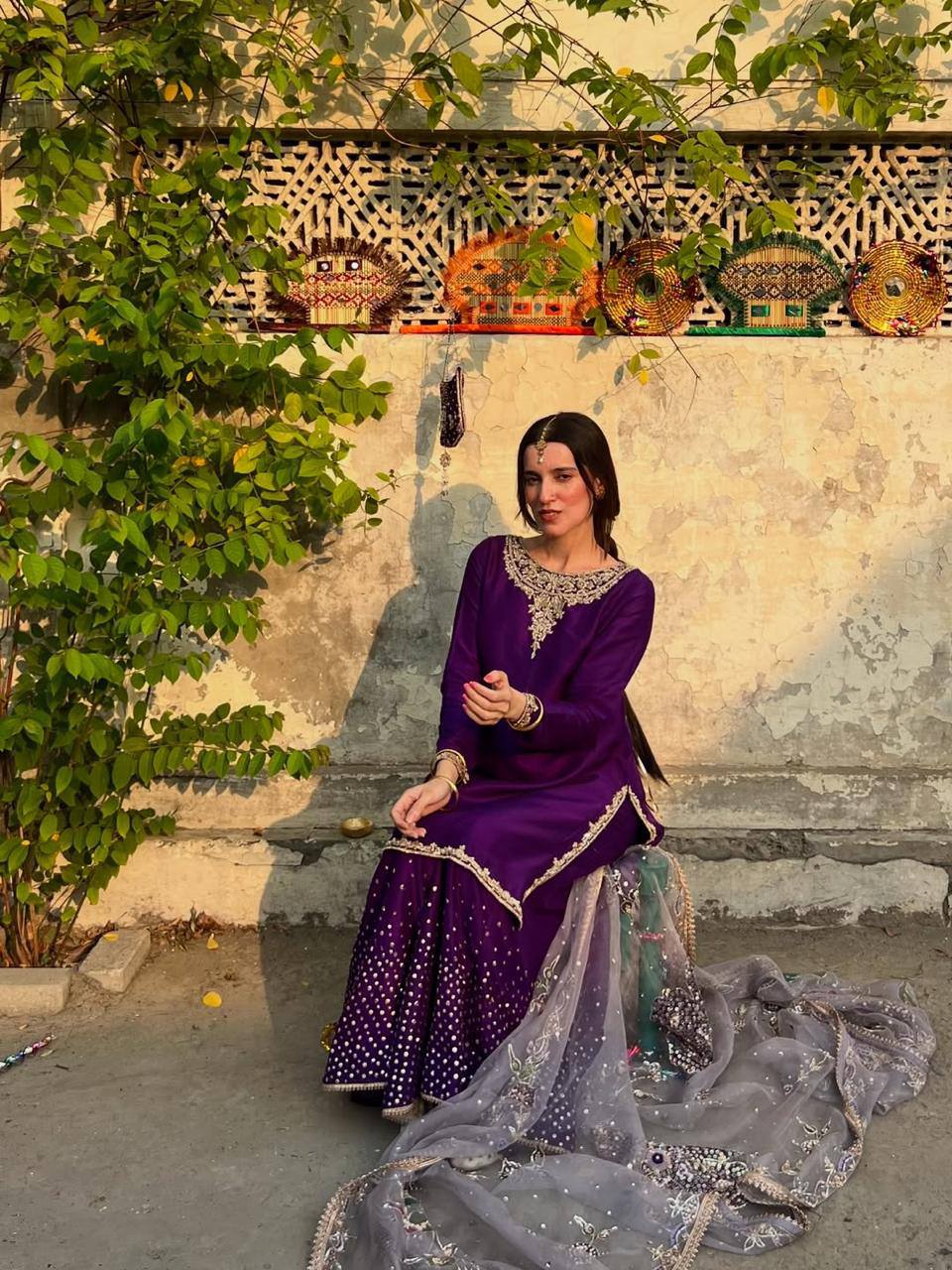 Exclusive 3-Piece Plazzo Set with Dupatta – Chinon Fabric with Sequence Embroidery
